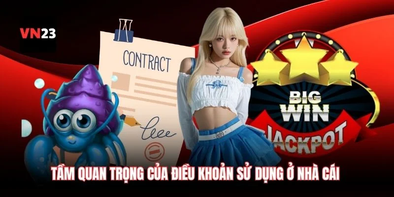 Tầm quan trọng của điều khoản sử dụng ở nhà cái